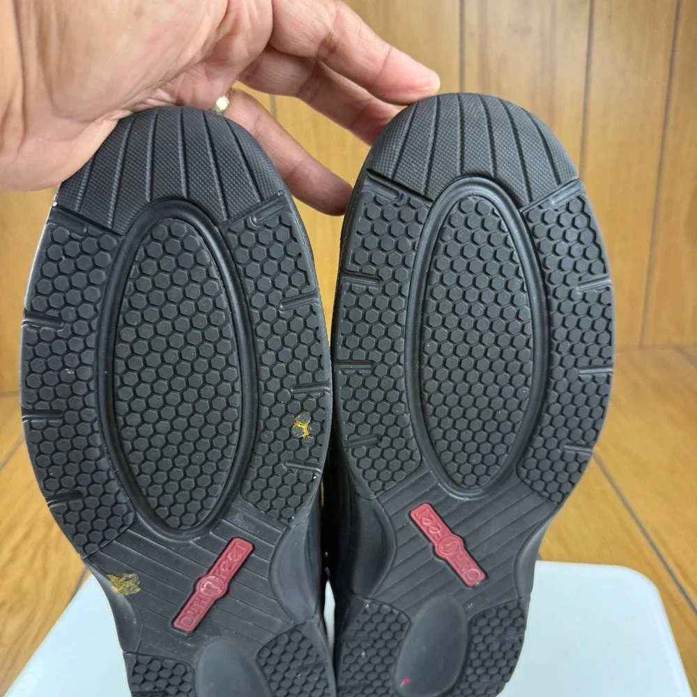 Orthofeet 611 Sprint Mens Athletic Shoes Black Mesh Sneakers Size 12 D Medium